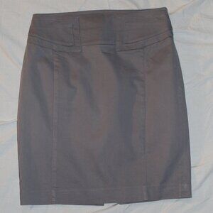 Express Pencil Skirt Dusty Lavender/Lilac Purple Lined Panel Detail/Back Cinch